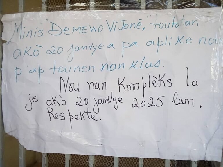 Grand'Anse : Une prise de fonction reportée sine die ; enseignants, parents et élèves aux abois
