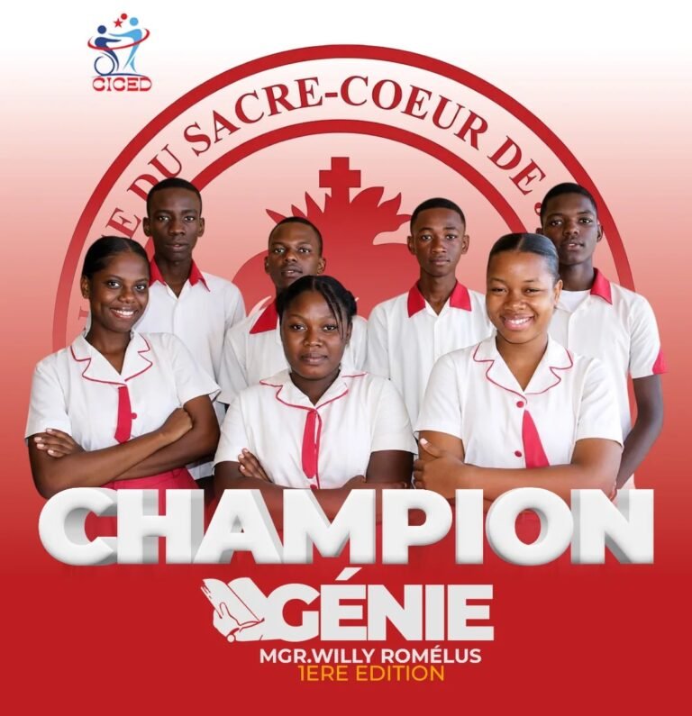 Le Collège Sacré-Cœur de Jérémie remporte le génie interscolaire baptisé « Mgr Joseph Willy Romélus »