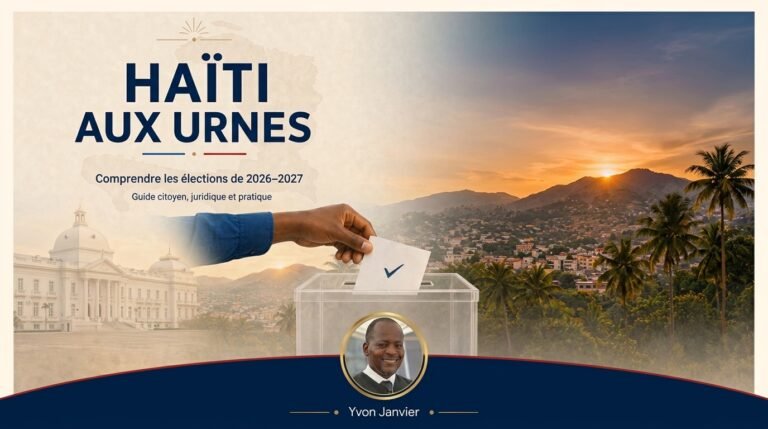 Haïti aux urnes : L'éclairage juridique du Dr