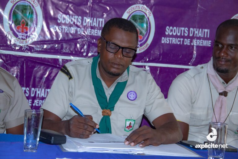Tenue de la première assemblée générale du district scout de Jérémie